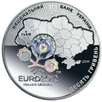 Фінальний турнір чемпіонату  Європи з футболу 2012. Місто  Львів  (c) — аверс